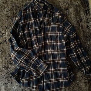Goodfellow Oversized Plaid Button-Up Shirt